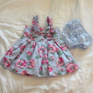 Janie and Jack Flower Dress 6-12m
